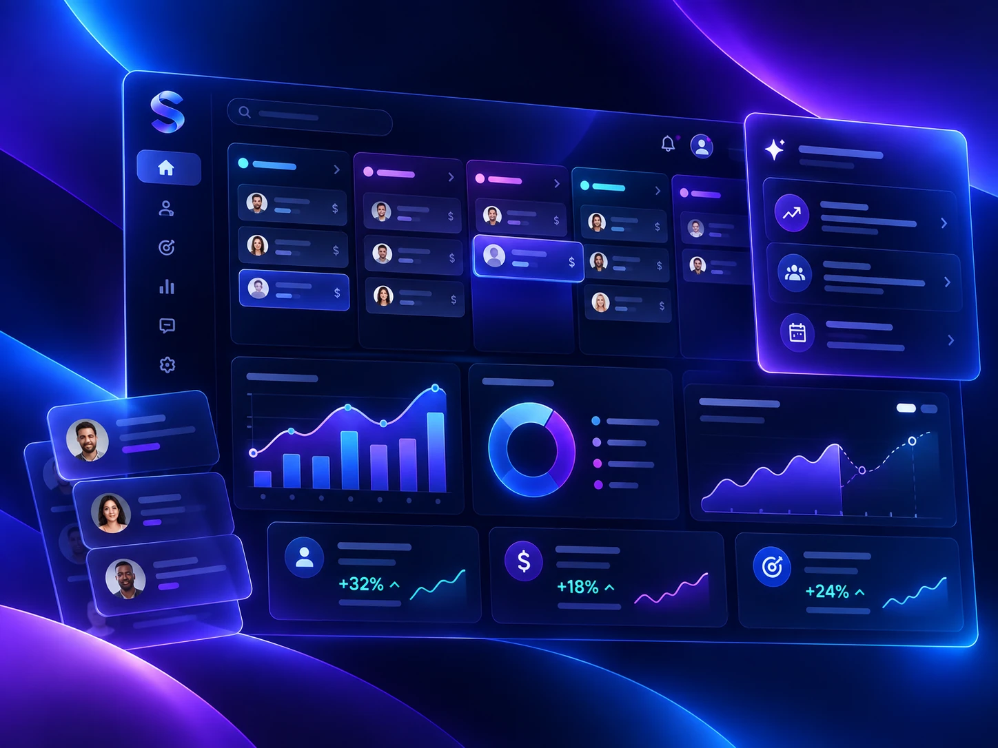 Spherum CRM pipeline and business analytics